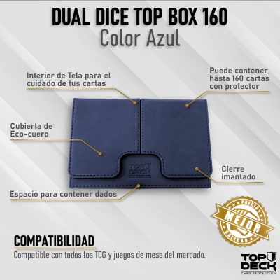 Portamazo Dual Dice Top-Box 160 Color Azul Oscuro1