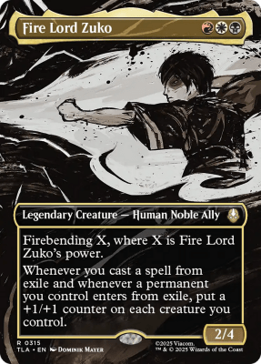 Fire Lord Zuko - Borderless