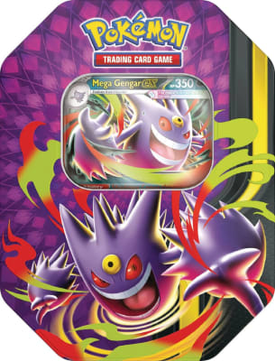 Pokémon Mega Moonlit Tin - Mega Gengar ex (ESP/ENG)1