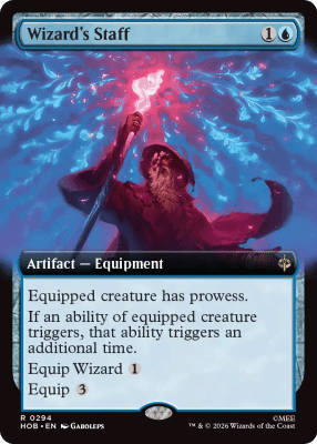 Wizard's Staff (Foil Borderless) #294