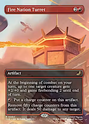 Fire Nation Turret (extended art)