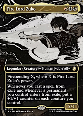 Fire Lord Zuko - Borderless