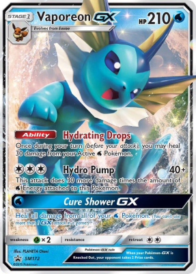 Vaporeon GX promo SM172