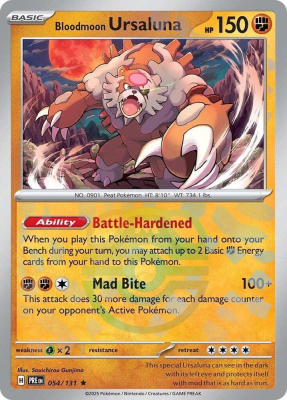 Bloodmoon Ursaluna (Master Ball Pattern) - 054/1311