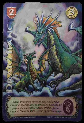 Draig ifanc - Foil lluvia premium