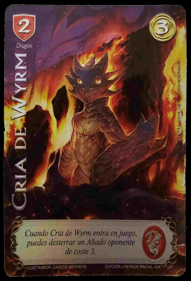 Cria de Wyrm - Foil lluvia premium