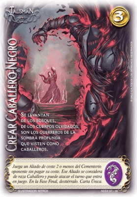 Crear caballero negro - Foil