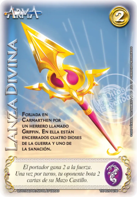 Lanza Divina – Arte Alternativo Foil1