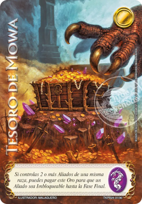 Tesoro de Mowa - Foil lluvia premium1