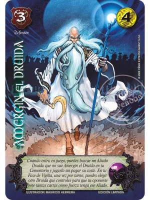 Amergin El Druida - Foil lluvia premium