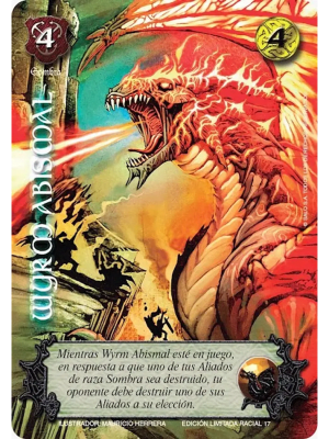 Wyrm Abismal - Foil lluvia premium