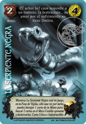 La Serpiente negra - Foil1