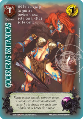 Guerreras Británicas - Foil1