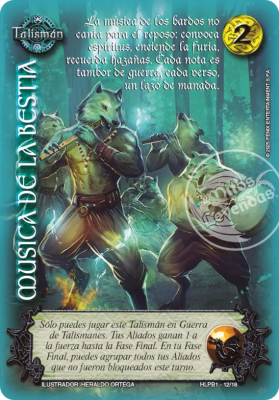 Música de la Bestia - Foil lluvia premium1