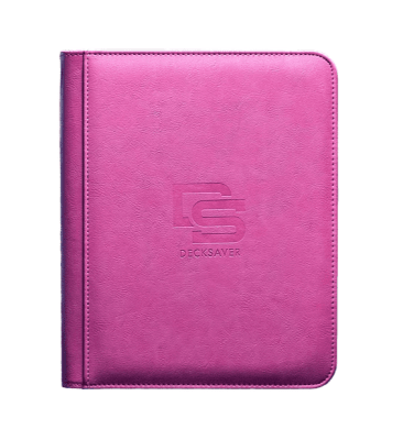 Carpeta Toploader DeckSaver 112 cartas TCG (Rosada)