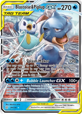 Blastoise & Piplup GX - 38/2361