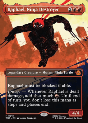 Raphael, Ninja Destroyer - 0218 Foil