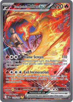 Team Rocket's Moltres ex - 229/1821