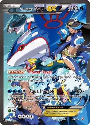 Team Aqua's Kyogre EX - 6/34