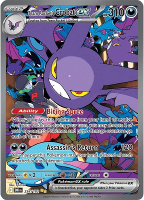 Team Rocket's Crobat ex - 234/1821