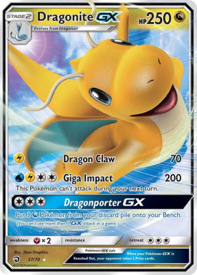 Dragonite GX - 37/70