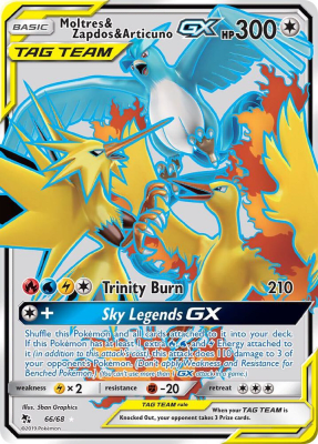 Moltres & Zapdos & Articuno GX - 66/681