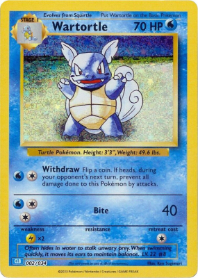 Wartortle - 002/034