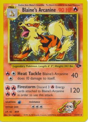 Blaine's Arcanine - 1/132