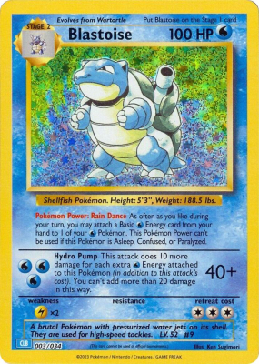 Blastoise - 003/034