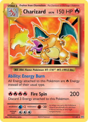 Charizard - 11/108 (Holo)
