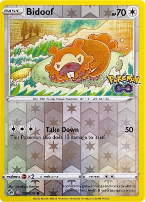 Bidoof  (Ditto) - 059/078