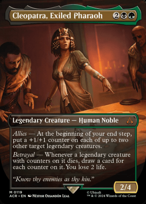 Cleopatra, Exiled Pharaoh (Extended Art Foil)1