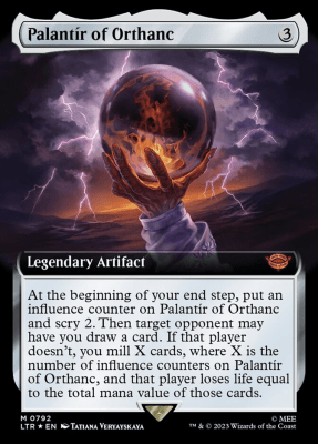 Palantir of Orthanc (Extended Art Surge Foil)