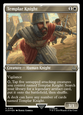Templar Knight (Foil Etched)1