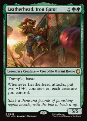 Leatherhead, Iron Gator (Foil)1