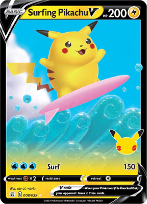 Surfing Pikachu V - 008/0251
