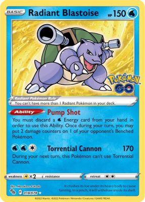 Radiant Blastoise - 018/0781
