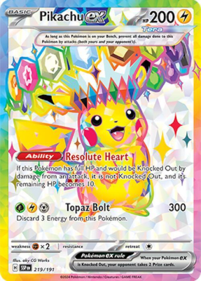 Pikachu ex - 219/1911