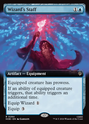 Wizard's Staff (Foil Borderless) #294