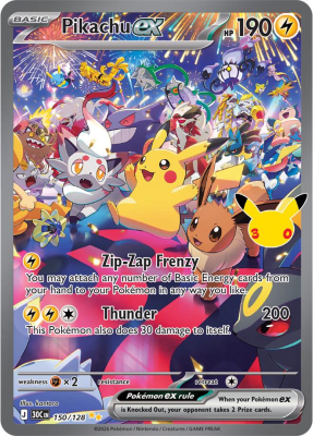 Pikachu ex - 150/1281