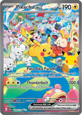 Pikachu ex - 149/1281