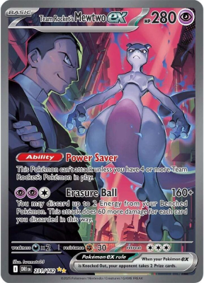 Team Rocket's Mewtwo ex - 231/1821