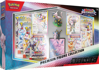 Pokémon Prismatic Evolutions Premium Figure Collection (ESP)1