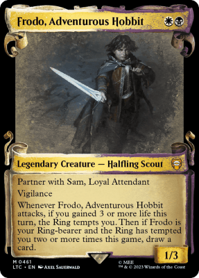 Frodo, Adventurous Hobbit (Silver Foil)