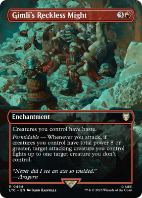 Gimli's Reckless Might (Borderless - Foil)