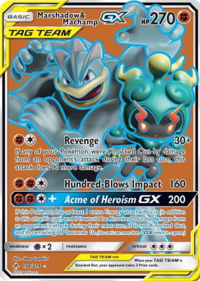 Marshadow & Machamp GX (Full Art) - 198/214