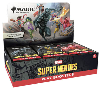 Magic: The Gathering - Marvel Super Heroes Display Box Play Boosters