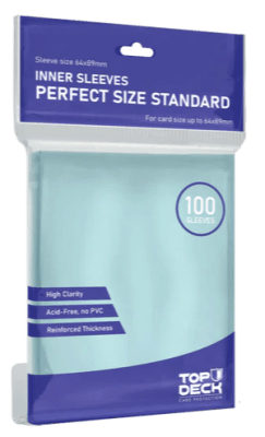 Fundas interiores Top Deck (Sleeves) - Standard transparentes