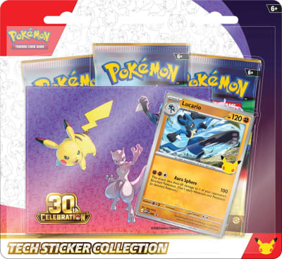 Pokémon 30th Celebration Tech Sticker Collection1