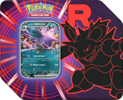Pokémon TCG Team Rocket Tin - Team Rocket's Nidoking ex